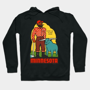 Vintage Minnesota Decal Hoodie